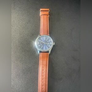 Men’s Brown Leather Strap Watch Model No FMDJO140